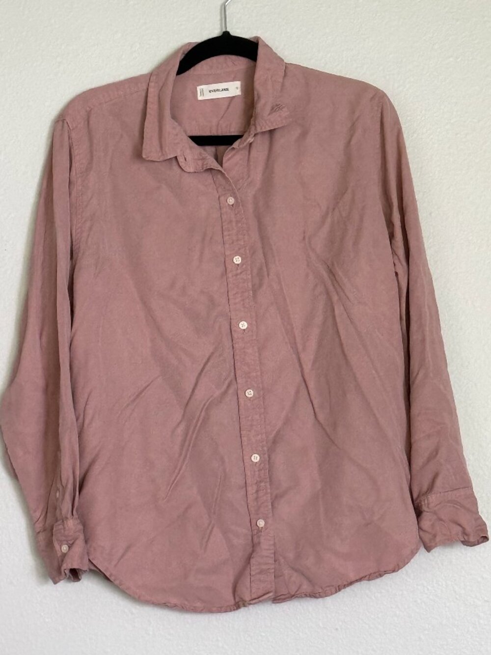 The Must-Have Shirt in Silky Cotton | Dusty Rose